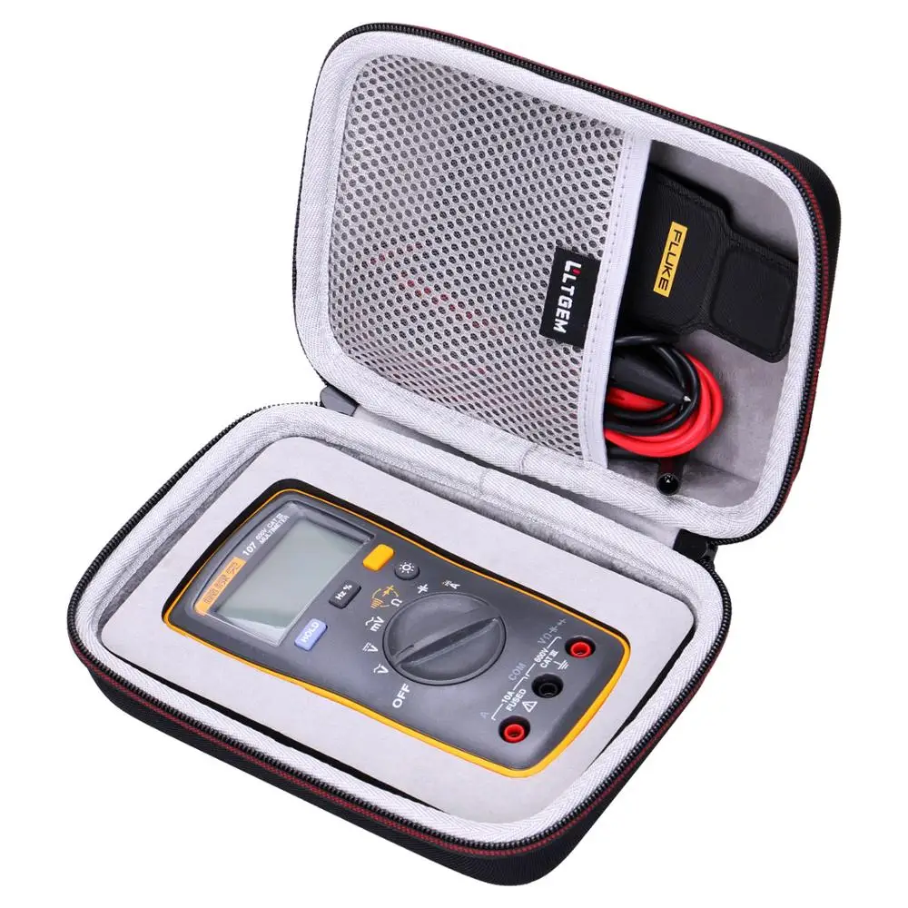 LTGEM EVA переносной Жесткий Чехол для Fluke 107 AC/dc цифровой мультиметр|Сумки