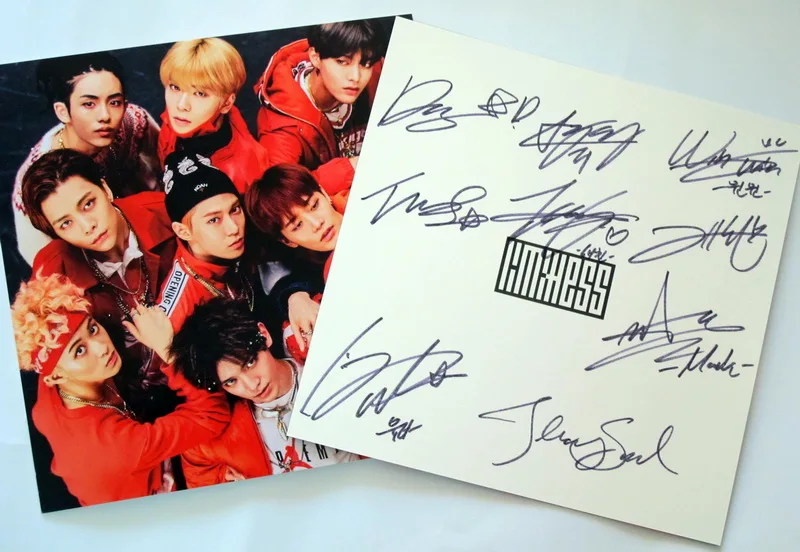 NCT 127 NCT127 autographed signed mini2nd альбом #127 безграничный CD + photoboook официальная Корейская