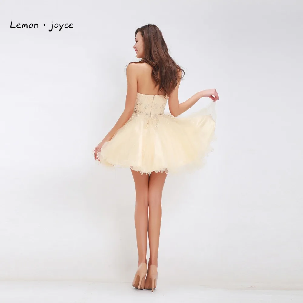 Лимон joyce платья для встречи выпускников 2020 девушек сердечком с открытыми