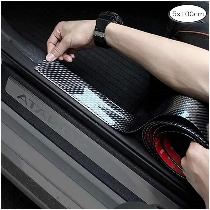 1M 100% Waterproof Car Door Guard Bumper Universal Front Rear Entry Sill Scuff Plate Protectors CB050 | Автомобили и мотоциклы
