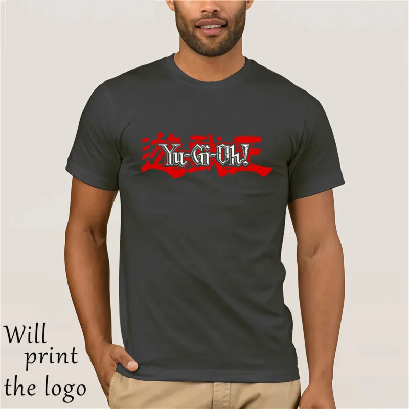 Yugioh Logo Yu-Gi-Oh Card Game Blue Eyes Silver Dragon T shirt Tee New Blouses Funny T-shirts and blouses | Мужская одежда