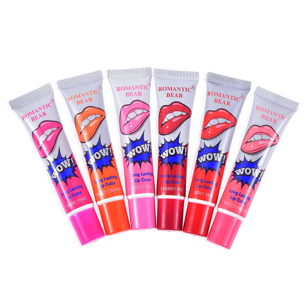 1 шт. стойкий блеск для губ отшелушивающая губная помада Водонепроницаемая