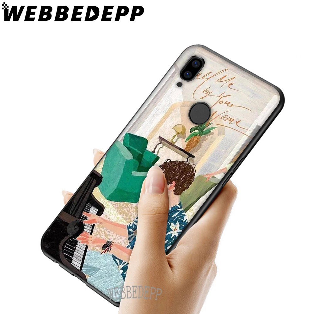 WEBBEDEPP мягкий чехол из ТПУ с вашим именем для Xiaomi Redmi GO Note 4 4X 5 6 pro 5A Prime 7 Pro | Мобильные
