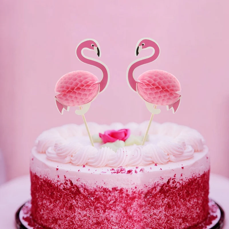 Новая одежда для маленькой девочки 2 шт./компл. стерео Фламинго фруктовая