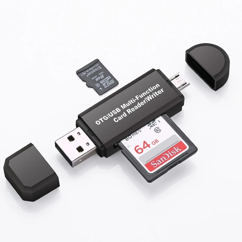 OTG кардридер micro SD/sd-карта/USB для мобильного телефона TF высокоскоростной USB 2 0