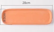 Terra cotta tray Декоративный цветочный горшок! Терра-котта мясистый цветочный горшок Квадратный керамический умывальник ZAKKA креативный Международный деревянный дивизион - Цвет: Terra cotta tray