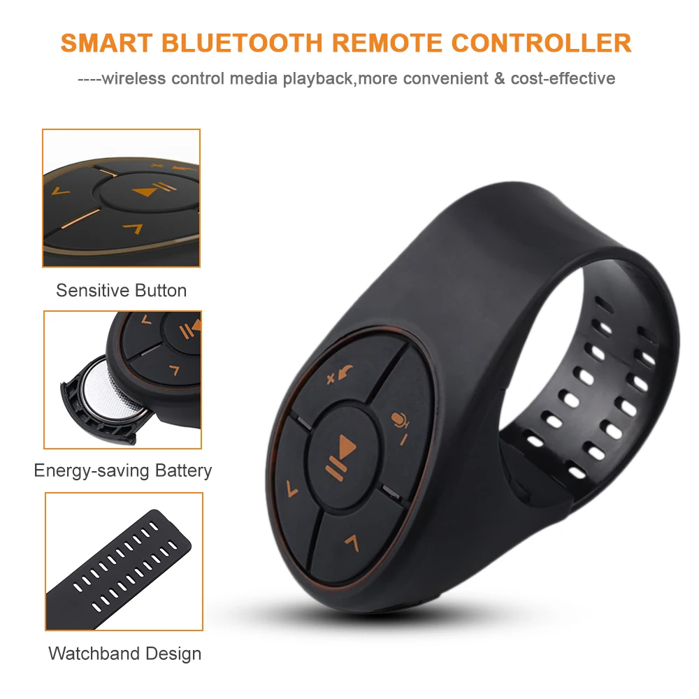 Bluetooth пульт дистанционного управления KEBIDU медиакнопка музыкальный плеер