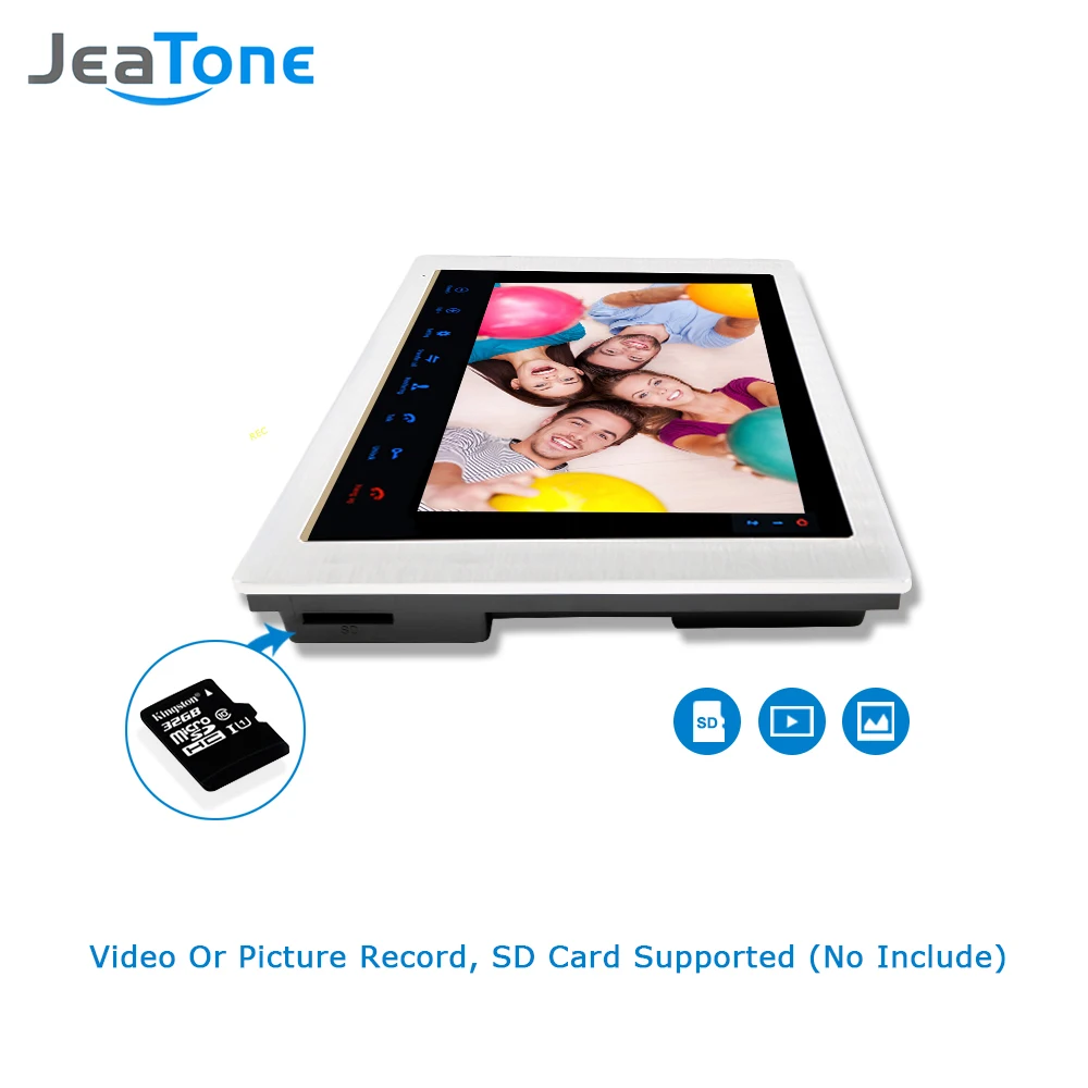 10 дюймовый большой экран домофон домашняя система безопасности видеодомофон