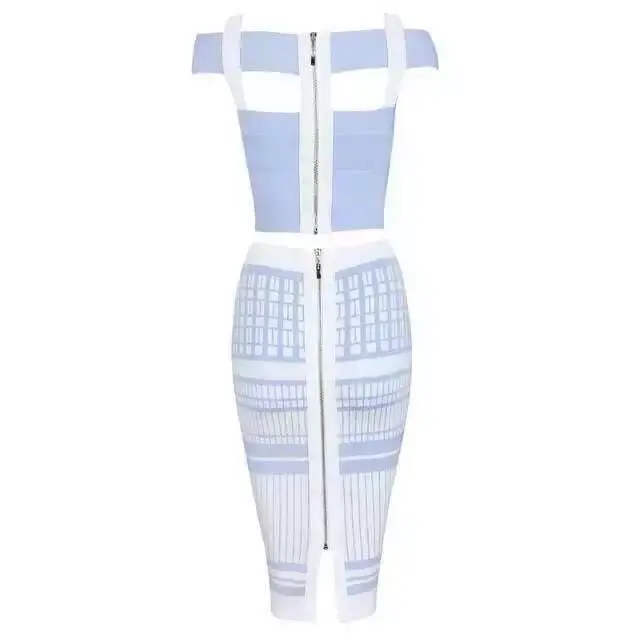 Комплект из двух предметов Небесно голубые шорты топ с рукавами до колен