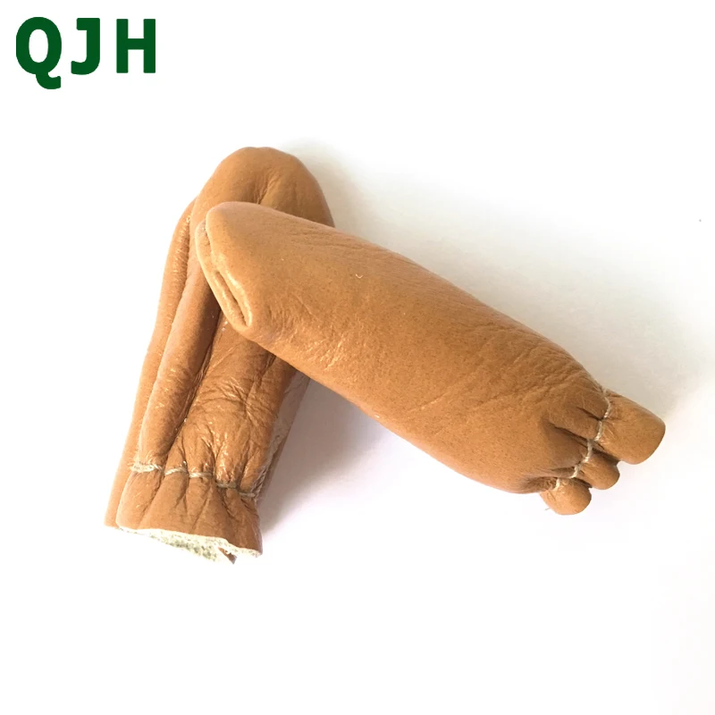 1 пара Безопасный инструмент для вышивания пальцев кожаная игла валения защита