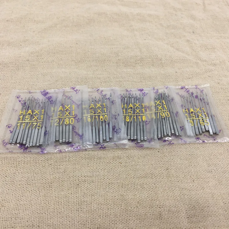 Иглы для швейной машины 60 шт. иглы из нержавеющей стали HA * 1 Singer Brother Janome и Toyota Juki
