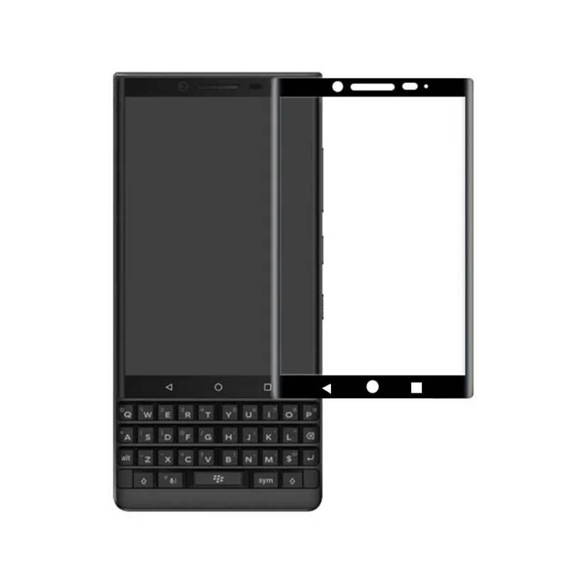 2 шт./лот 6D полный изогнутый для BlackBerry KEY2 LE 9 H экран протектор Закаленное Защитная