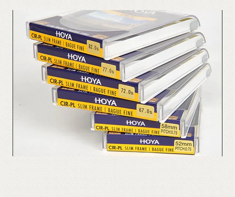 Тонкий фильтр HOYA CPL 49 мм 52 58 67 72 77 82 круговой поляризационный/поляризационный CIR PL