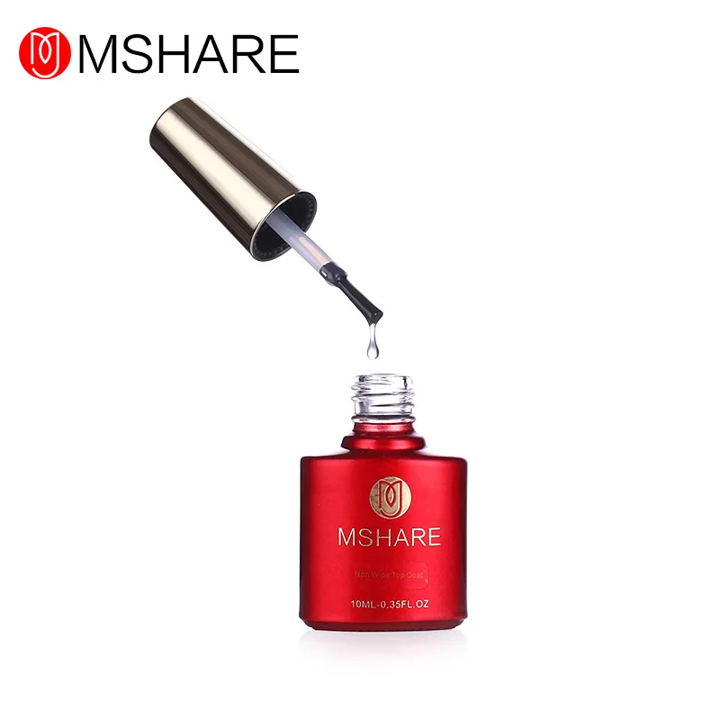 Блестящий Голубой Гель лак MS08 блестящий Светодиодный УФ для ногтей|base top coat|top