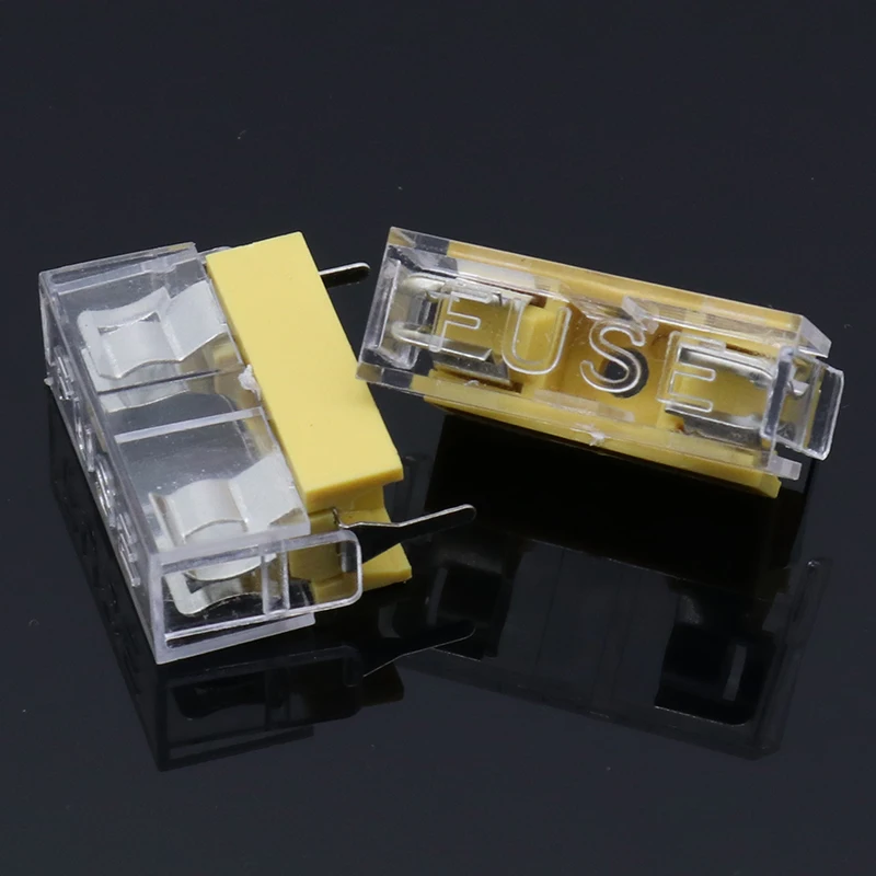 10 шт. крепление панели PCB чехол с держателем предохранителя 5x20 мм Бесплатная