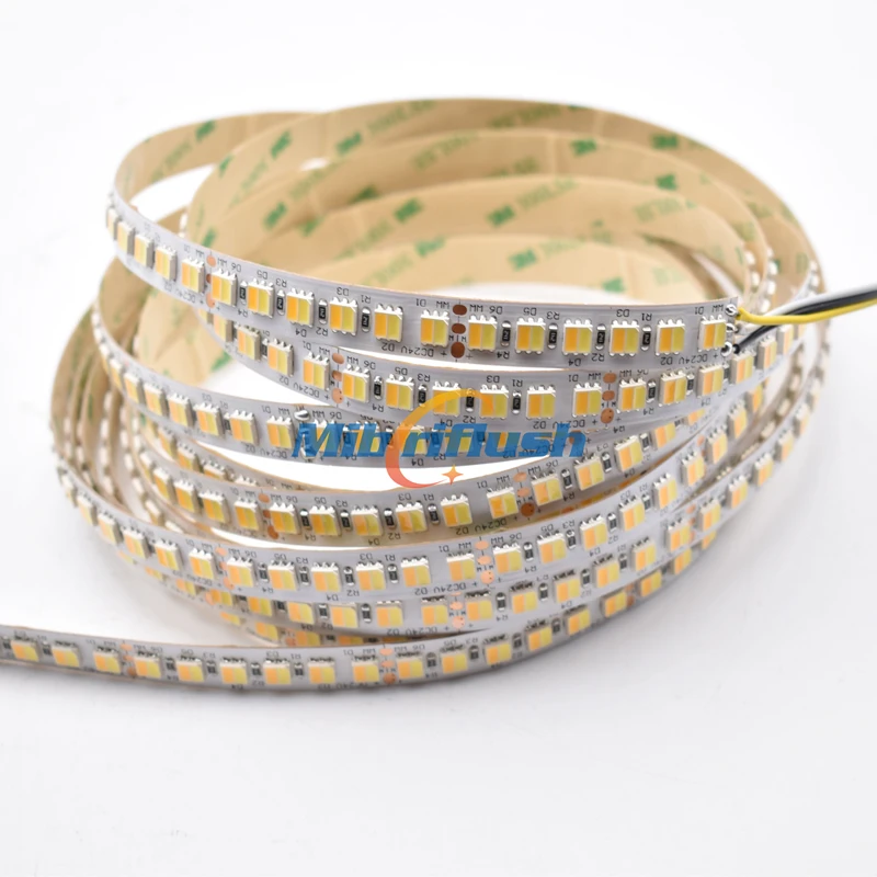 5 м Высокое качество DC24V SMD 5050 Двухцветная светодиодная лента изменяющая цвет