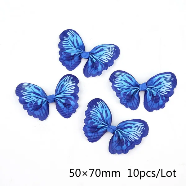 Royal Blue 50x70 мм Grosgrain ленты лук-узел 10 шт./упак. для оптовой продажи Костюмы аксессуары для рукоделия Новая мода - Цвет: Royal Blue