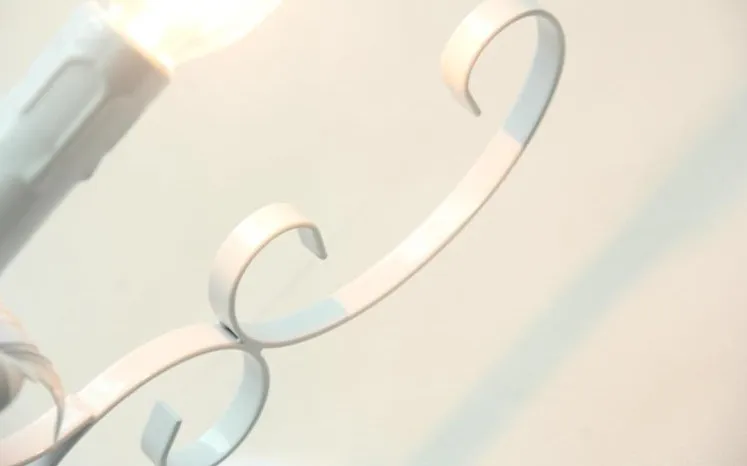 Винтажные хрустальные настенные светильники белая железная свеча настенная