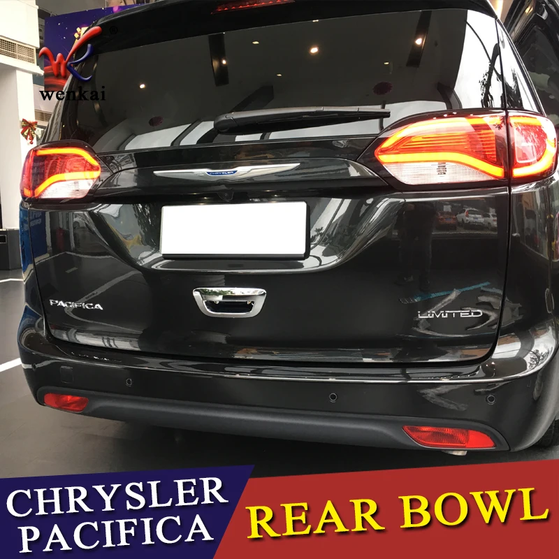 WENKAI автомобильный Стайлинг автомобиля задняя дверь Чаша отделка ABS Chrome Chrysler Pacifica аксессуары