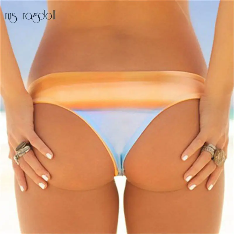 Orange Новинка, женские плавки, бикини, плавки, женские купальные костюмы, Wimwear, женское сексуальное нижнее белье, бикини, низ бикини - Цвет: Orange