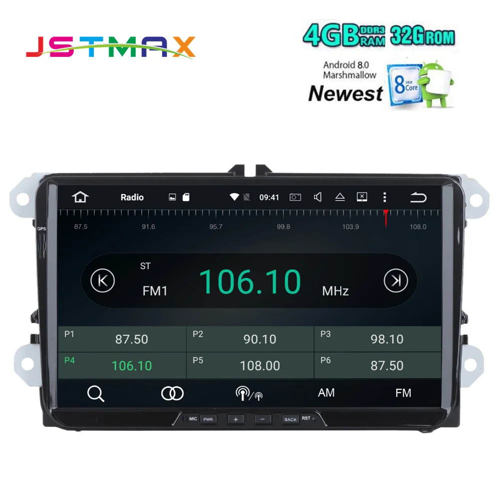 9 &quotAndroid 8 0 Автомобильный gps радио плеер для сиденья Leon Alhambra Altea Toledo с