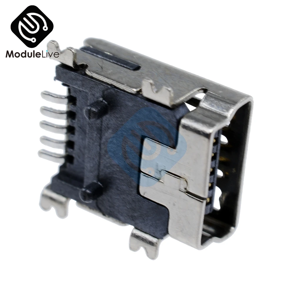 10 шт. мини крошечные USB SMD 5 Pin 5 шпильки женский мини B разъем