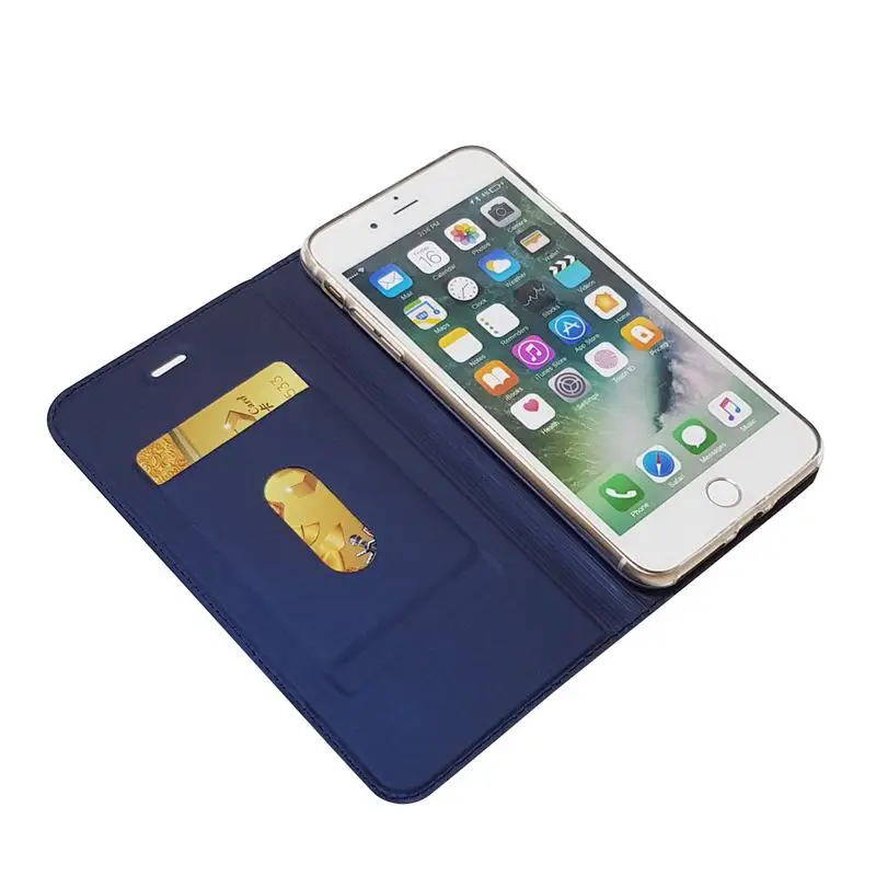 Роскошный тонкий Чехол книжка ZEALLION для iPhone 5 5S 6s 7 8 11 Plus X из искусственной кожи с
