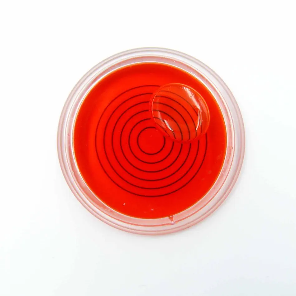 HACCURY 44*10MM Glass Level bubble Bullseye Bubble Spirit Red Color Accuracy 90'/2mm | Инструменты