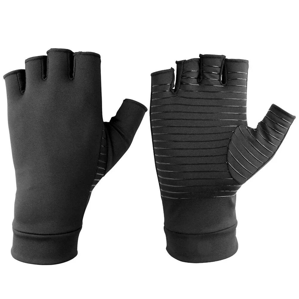 Newly Copper Fiber Compression Arthritis Gloves Pain Relief Wrist Joints Support Brace 19ing | Красота и здоровье