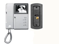 4 wired video door phone wired intercom system
