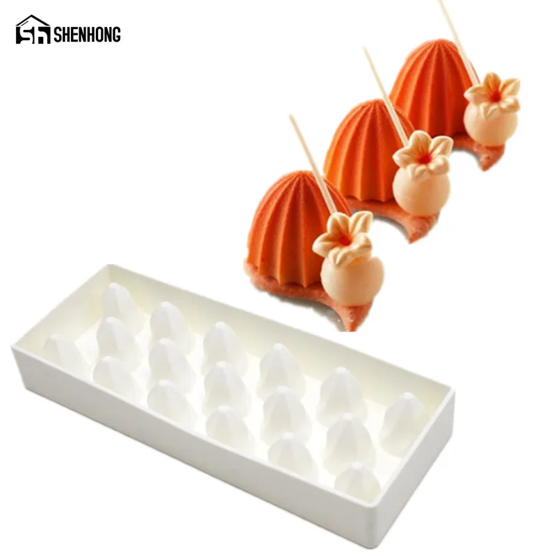 Мини фонарик SHENHONG 3D формы для торта муссы шоколад из силиконовой кастрюля