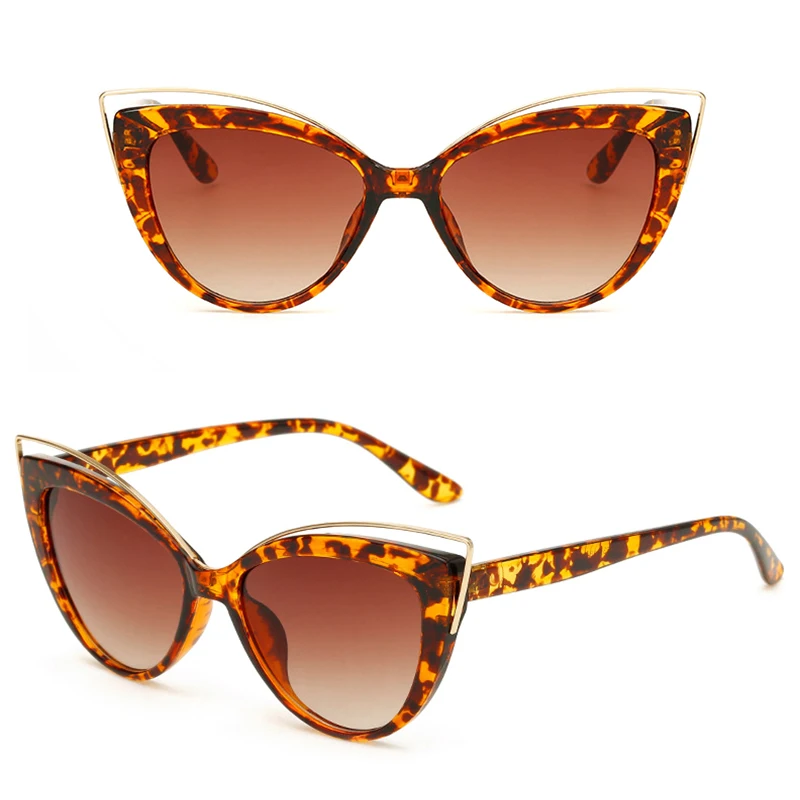 

SAYLAYO Fashion Cat Eye Sunglasses Women Double Cateye Sun Glasses Ladies Sexy Vintage Eyewear UV400 Shades gafas de sol