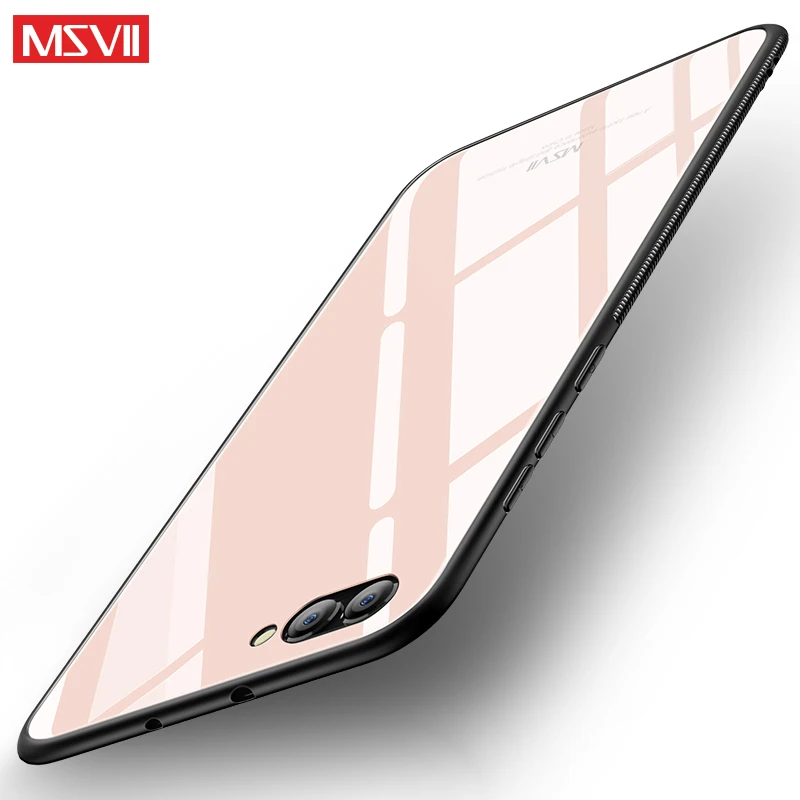 Чехол для Huawei honor 10, чехол MSVII, силиконовый защитный чехол для Huawei honor View 10, закаленное стекло, задняя крышка для телефона V10, чехол