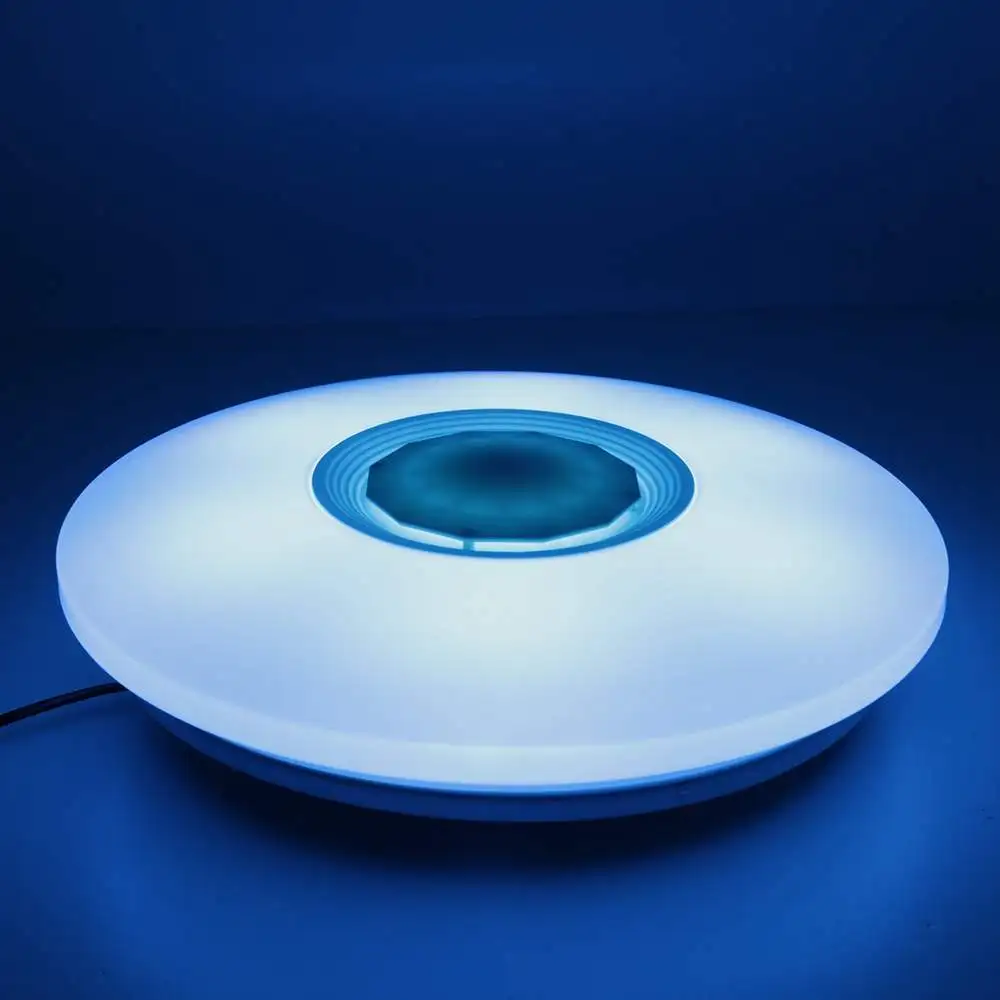 Потолочный светильник с регулируемой яркостью музыка bluetooth динамик лампа