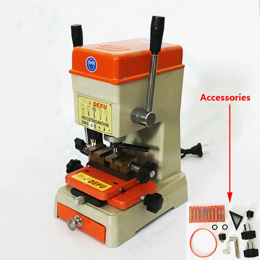 

CHKJ 998C-S Vertical Key Cutting Machine 998C Upgrade Key Duplicating Machine 220V Key Machine for Making Keys