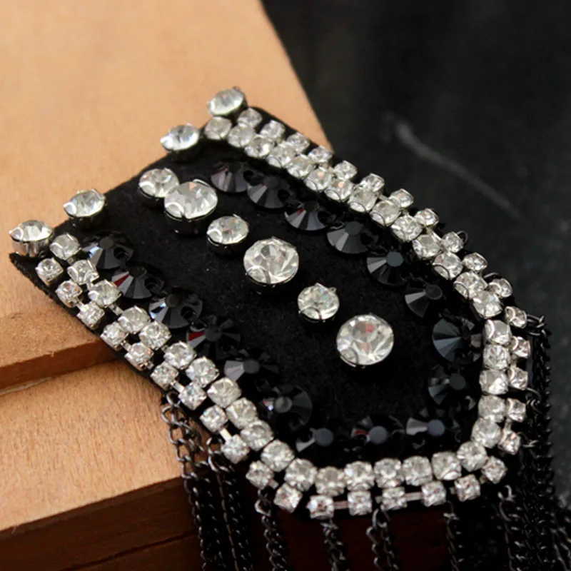 В стиле панк на плечо булавки с цепочкой рождественские украшения Свадебный