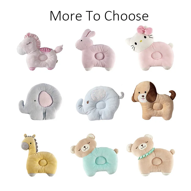 Muslinlife милая детская подушка с защитой от опрокидывания для сна удобная животных