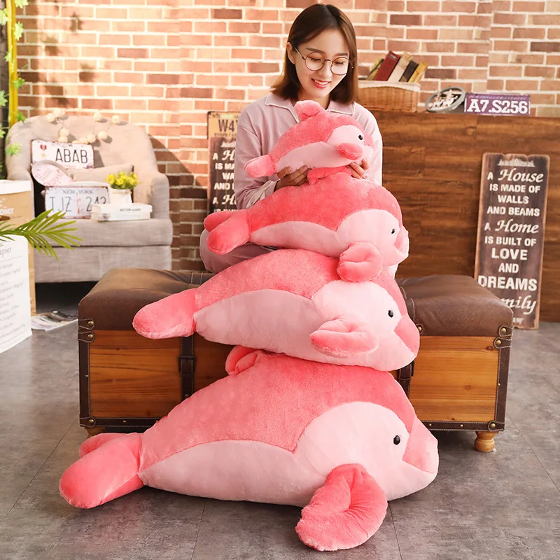 100 см милый Дельфин плюшевые игрушки новый стиль мягкая подушка из ПП хлопка