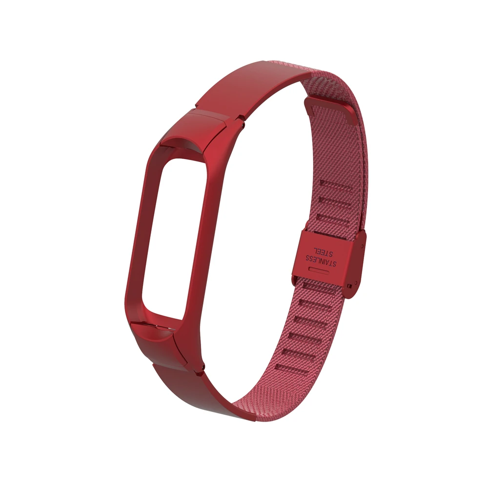 Металлический ремешок для Mi Band 3 сменный Xiaomi аксессуары смарт-браслета стальной |