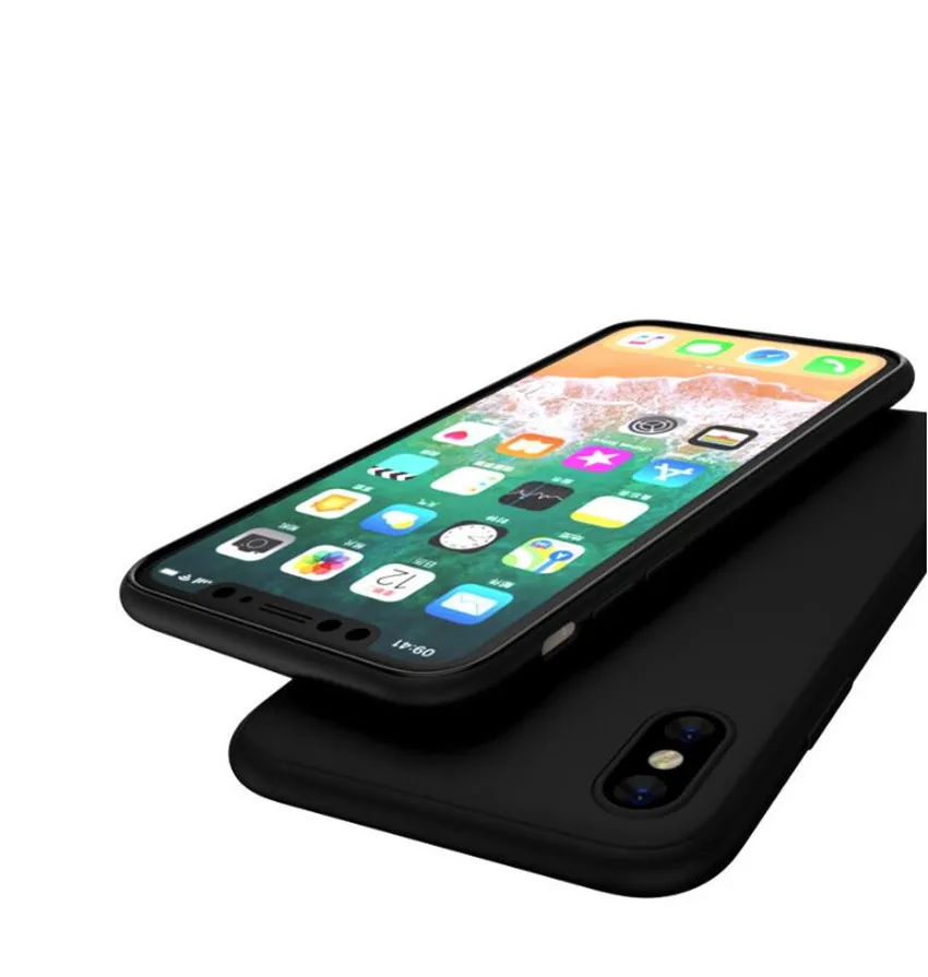 Роскошный Ультратонкий черный матовый Мягкий силиконовый чехол для iPhone SE 5 5S 6 6splus