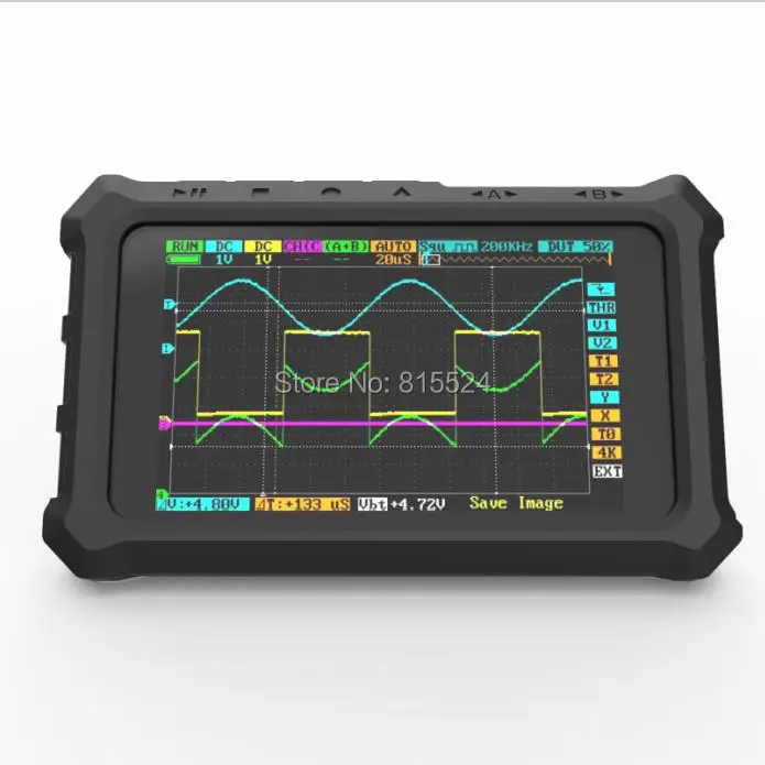 DSO213 DS213 цифровой Ручной осциллограф ARM Cortex Quad 4 канала 100 МГц мини нано 8 м флэш-металлическая крышка Обновление от DSO203