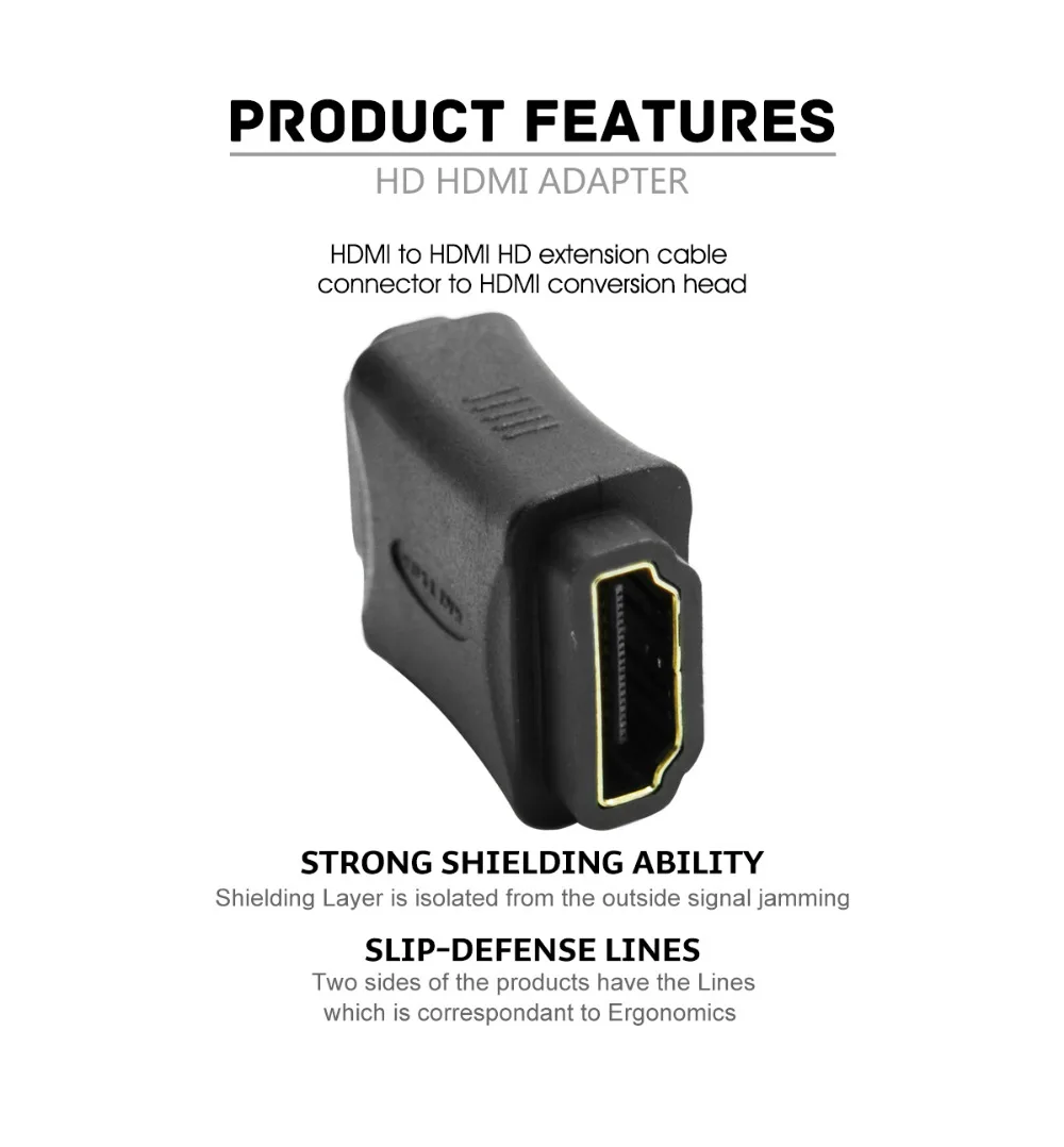 Voxlink HDMI Женский муфта Extender адаптер Позолоченный разъем F/F конвертера для HDTV HDCP 1080