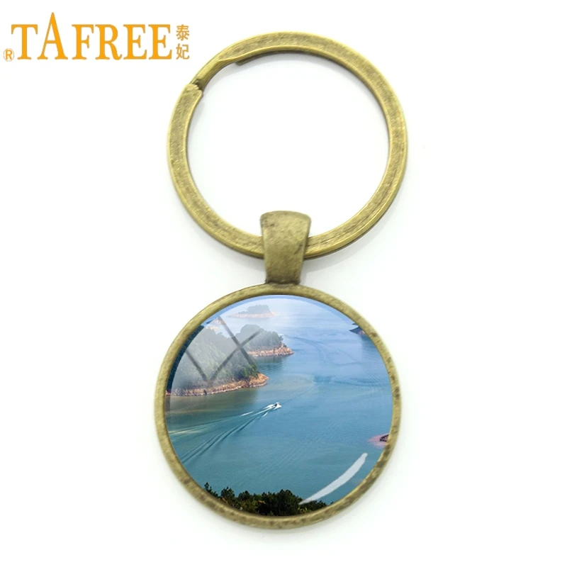 Брелок для ключей TAFREE с изображением тысячи островов и озера | Украшения