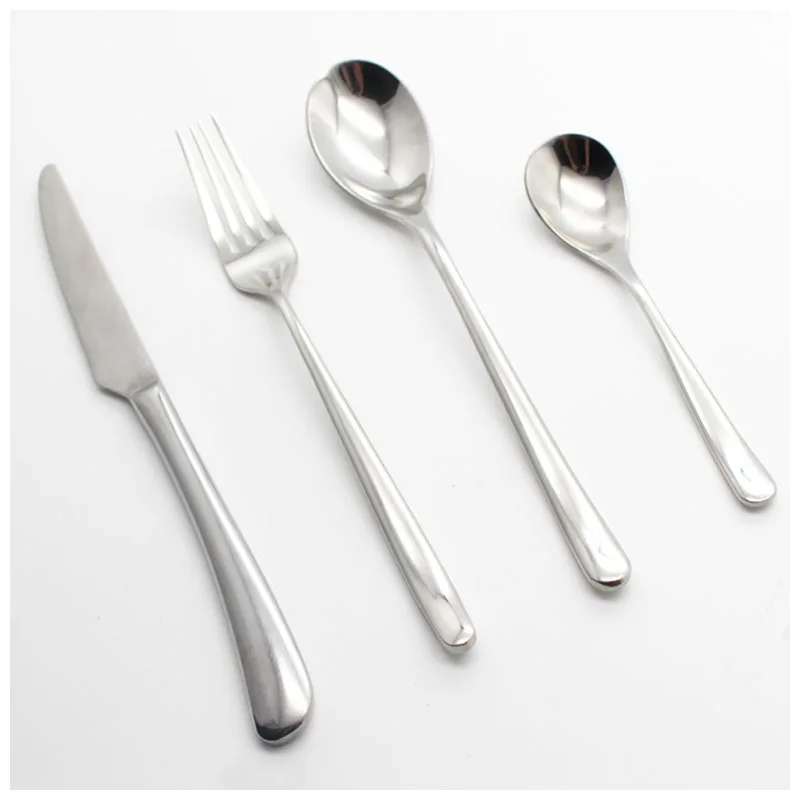 24 шт./лот Столовая посуда набор Нержавеющая сталь Посуда Столовые приборы
