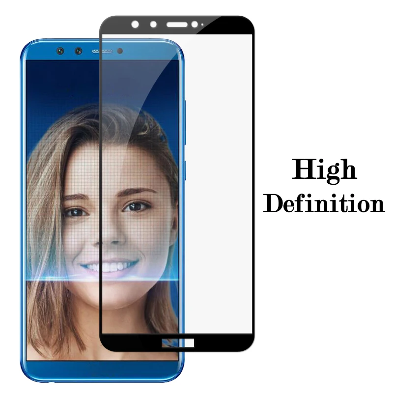 5D полное клеевое стекло на honor 9 lite light для Huawei honer Защитная пленка экрана