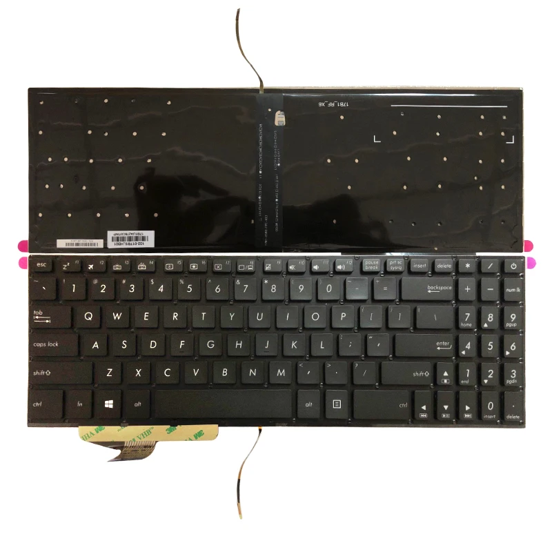 Горячая Распродажа N580 US клавиатура для ASUS M580 Черная Клавиатура ноутбука с подсветкой