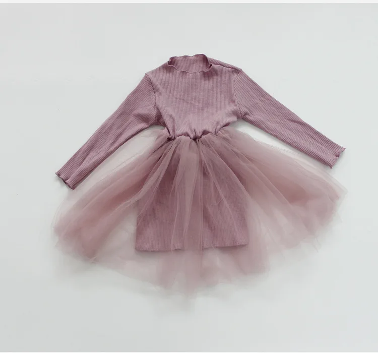 Korean Toddler Kids Girl Dress Lace Gauze Tulle Spring Sweet Princess Clothings | Детская одежда и обувь