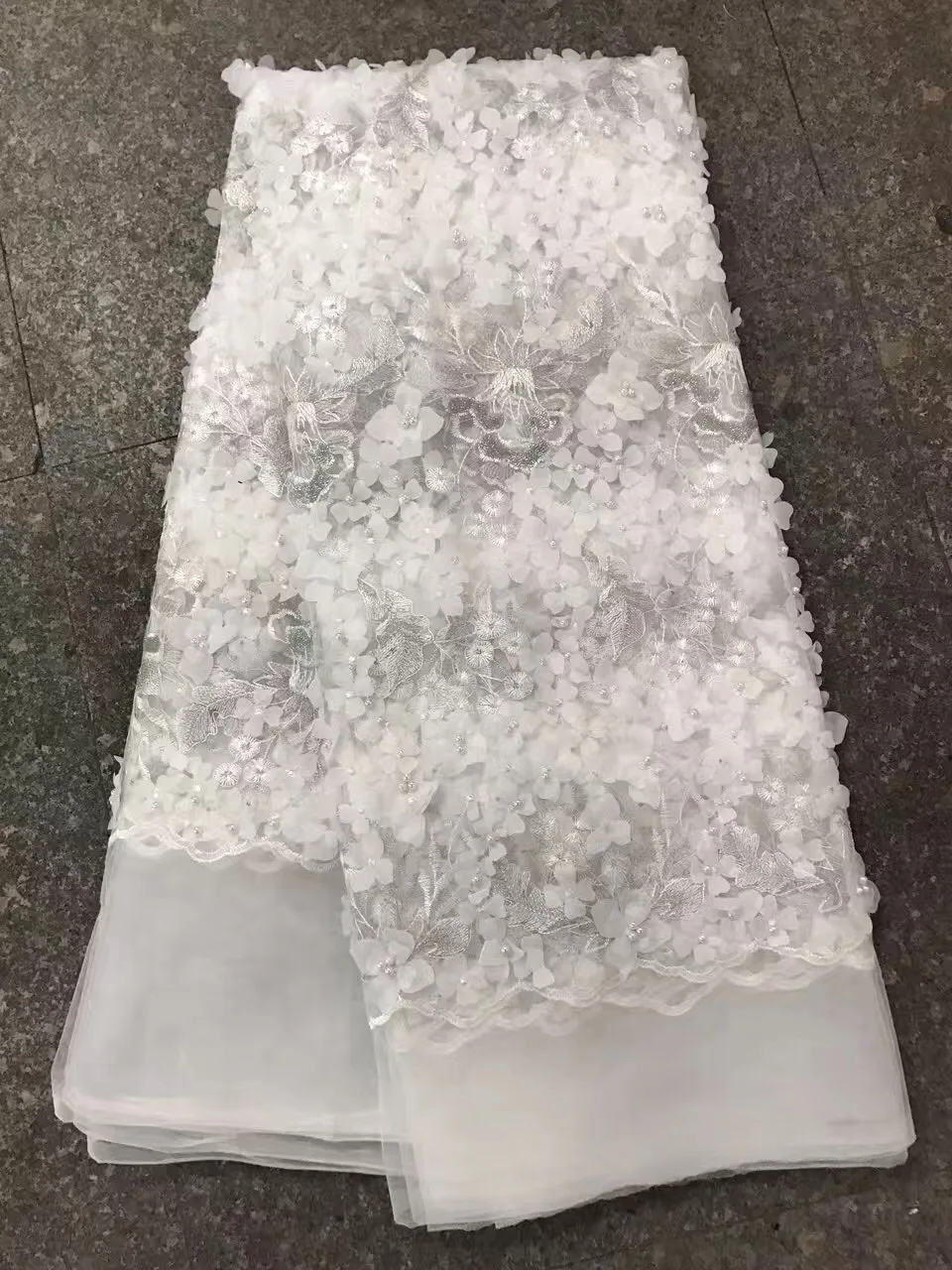 Розовая нигерийская кружевная ткань с 3d цветочной аппликацией 5 ярдов бесплатная