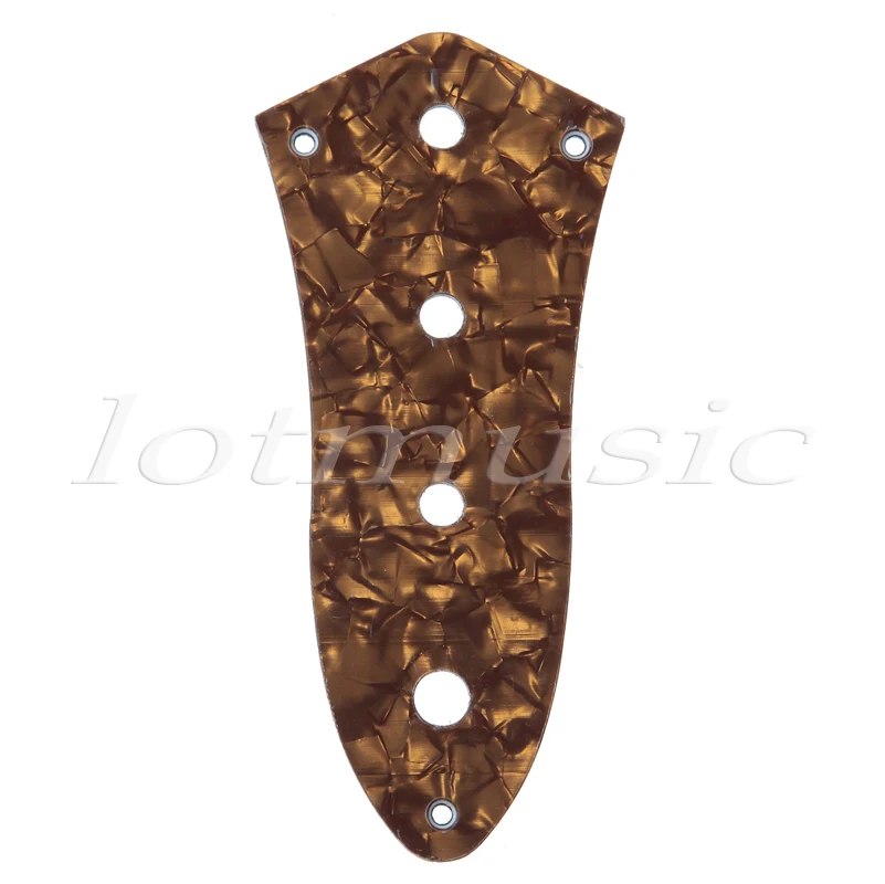 5 шт. бронзовый перл управления пластина для джаза бас гитара замена 3 ply|control