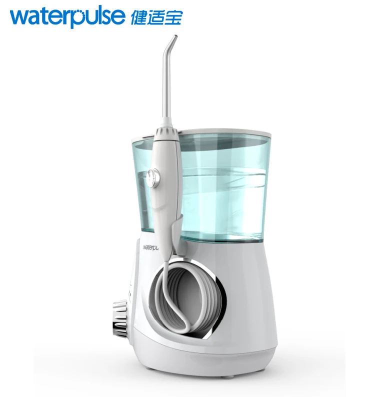 Ирригатор для полости рта, V600G, 10 уровней, ирригатор для полости рта+ 5 наконечников+ коробка+ 2 носовые насадки, Очистка зубов